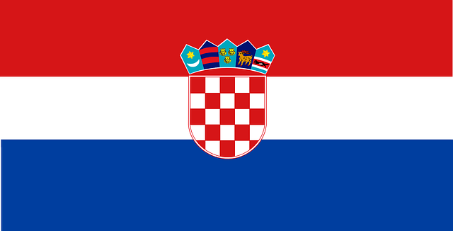 クロアチアの国旗の画像