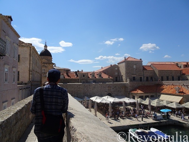 城壁から見たドゥブロヴニク旧市街