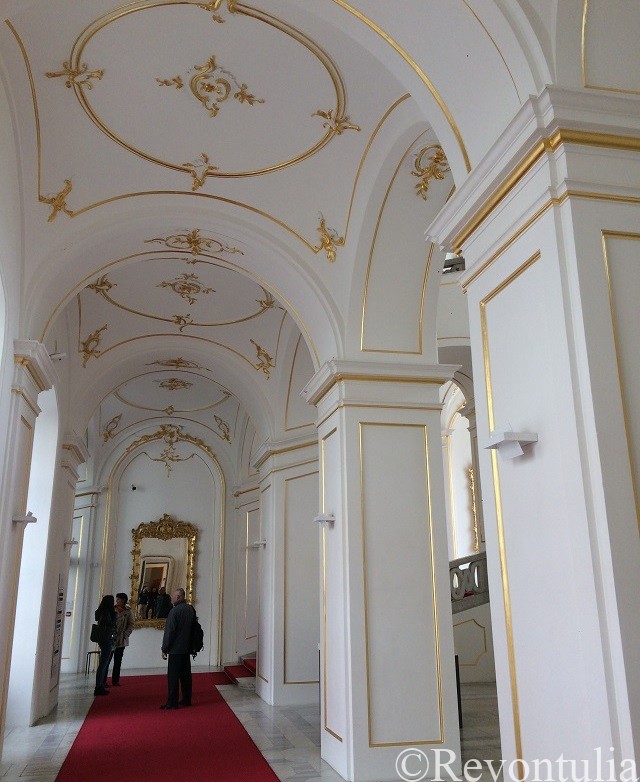ブラチスラヴァ城の廊下